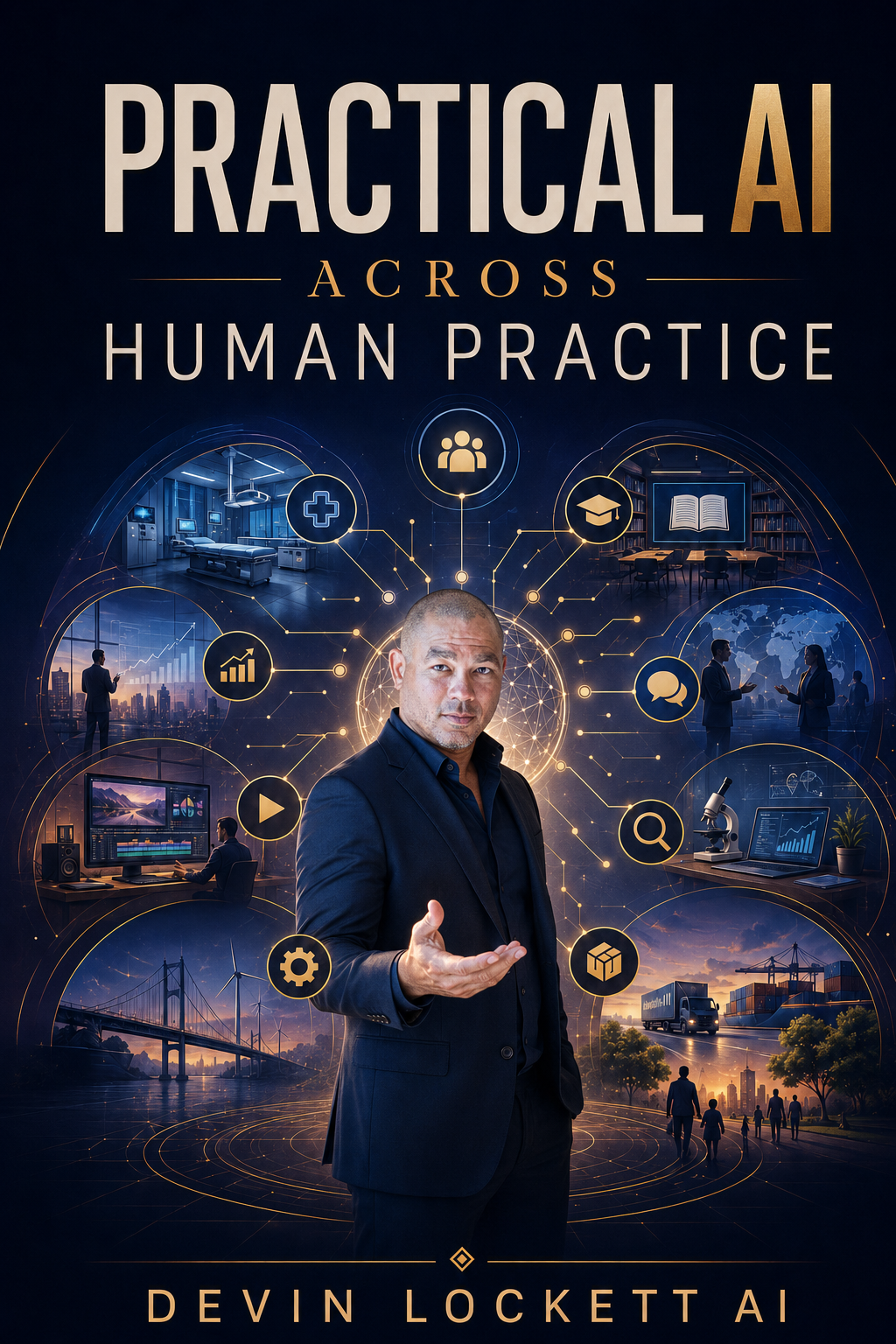 Practical AI Across Human Practice — eBook cover